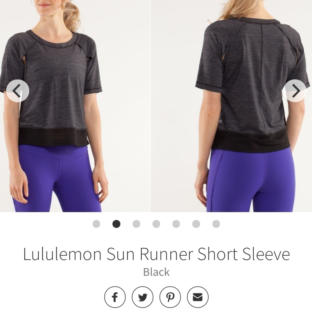 Sun Runner Shirt *Rare Find* by Lululemon